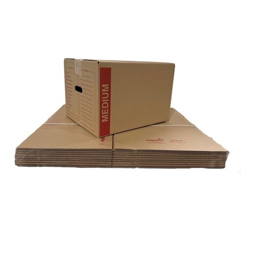 Pack medium cardboard - -,